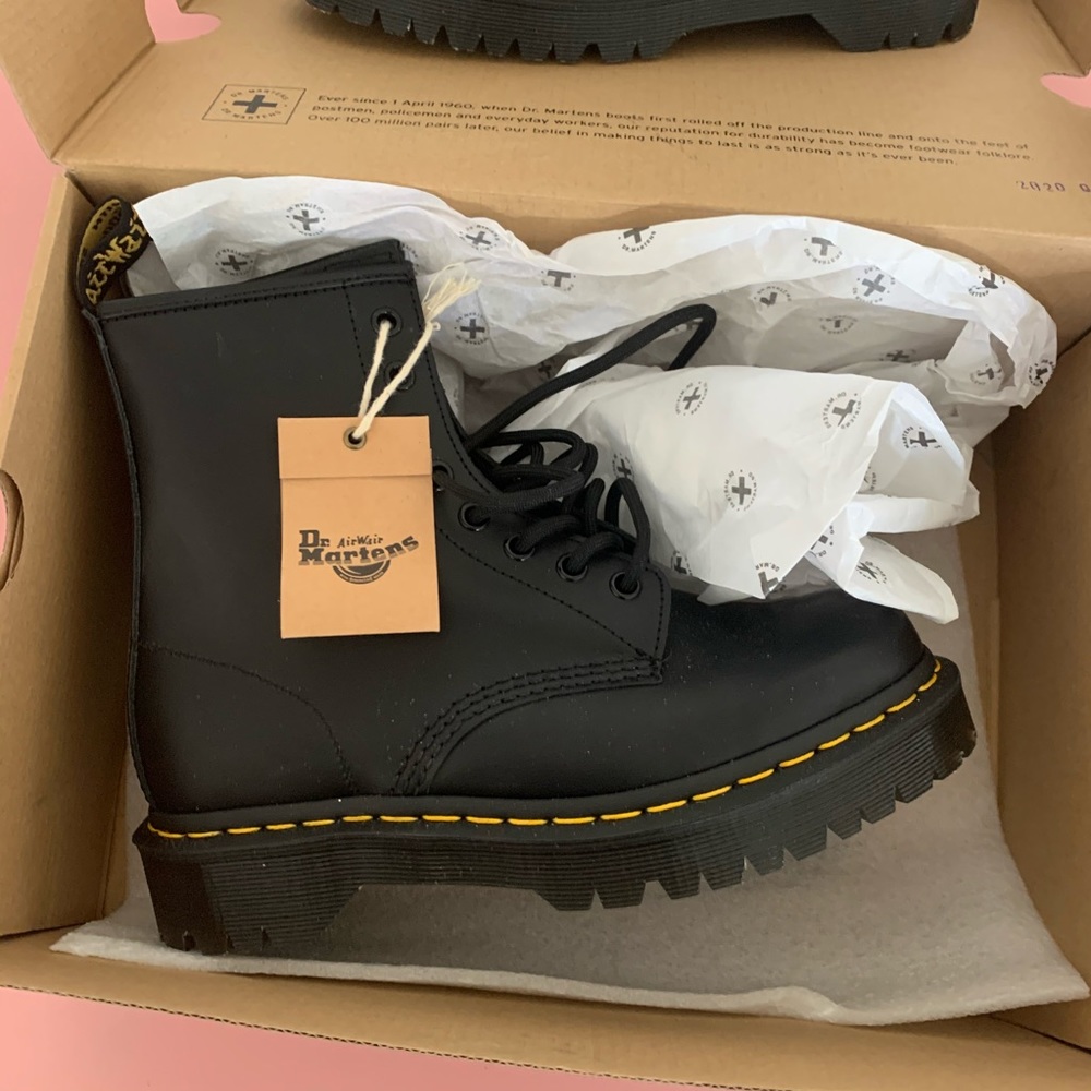 Doc Martin Bex smooth leather Platform Boots